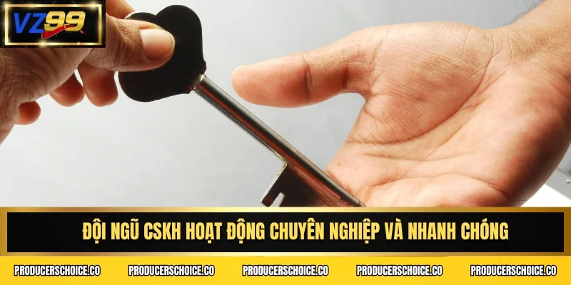 Đội ngũ CSKH hoạt động chuyên nghiệp và nhanh chóng